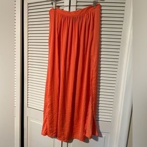 Victoria’s Secret black label vintage orange silky skirt size 12